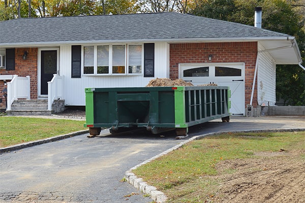 residential dumpsters come in a variety of sizes to accommodate different needs